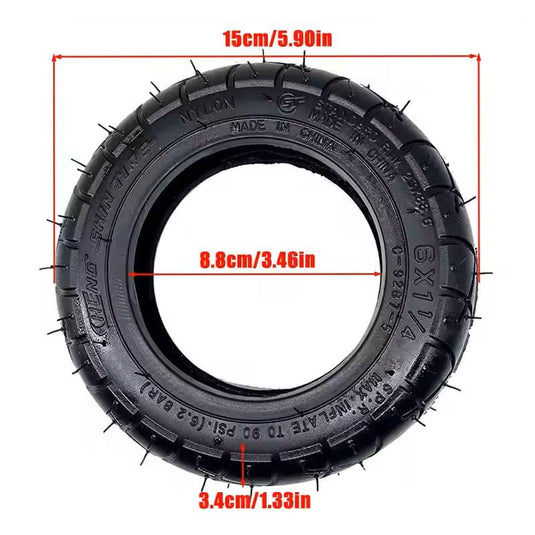 6x1 1/4 (6x1.25) Outer Tire 6 Inch for Small Surf Electric Scooter and Folding Bike | ULIP