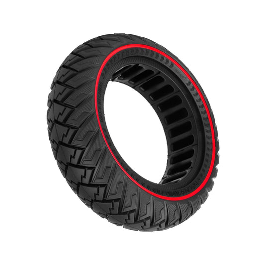 10x2.70-6.5 (10 Inch) Off-Road Solid Tire with Red Circle for Kugoo G-booster | ULIP