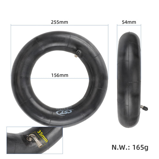 11 Inch 90/65-6.5 Reinforced Inner Tube with 90-Degree Bent Valve for DUALTRON Thunder, ZERO 11X & Speedual Plus | ULIP