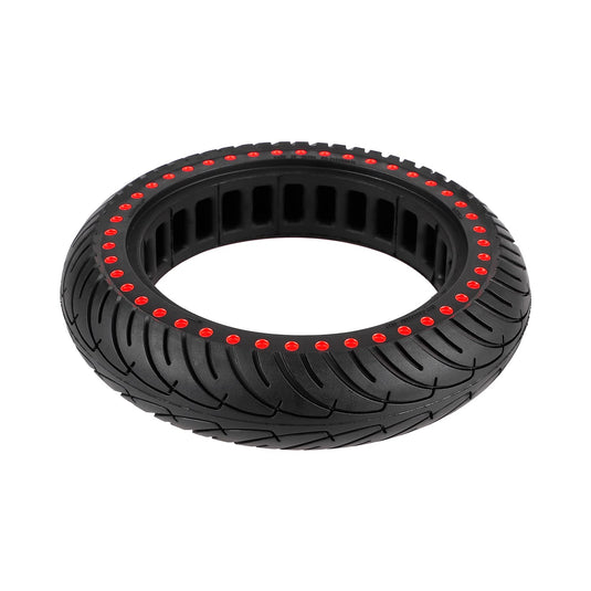 8.5x2.0 (50/75-6.1) Honeycomb Solid Tire 8.5 Inch with Red Dots for Xiaomi M365 | ULIP