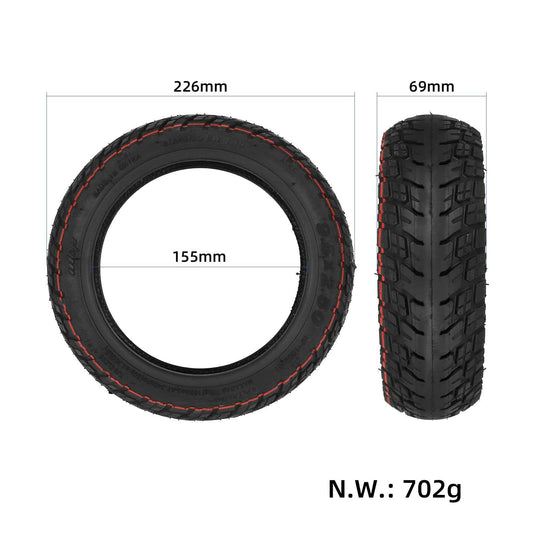 9.5x2.50 (9.5 Inch) Self-Repairing Off-Road Tubeless Tire with Jelly Gel Glue for NIU KQI 3 | ULIP