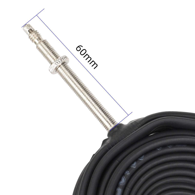 Cargue la imagen en el visor de la galería, 700x23/25c Inner Tube 700c with 60mm Presta Valve for Road Bikes | ULIP
