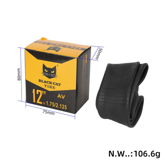 12 Inch 12x1.75 / 12x2.125 Thickened Inner Tube with AV Valve for Children's Bicycle & Stroller | ULIP