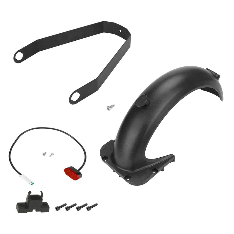 Cargue la imagen en el visor de la galería, Rear Fender Mudguard Kit with Support Bracket &amp; LED Tail Light for Segway Ninebot Max G30 / G30D | ULIP
