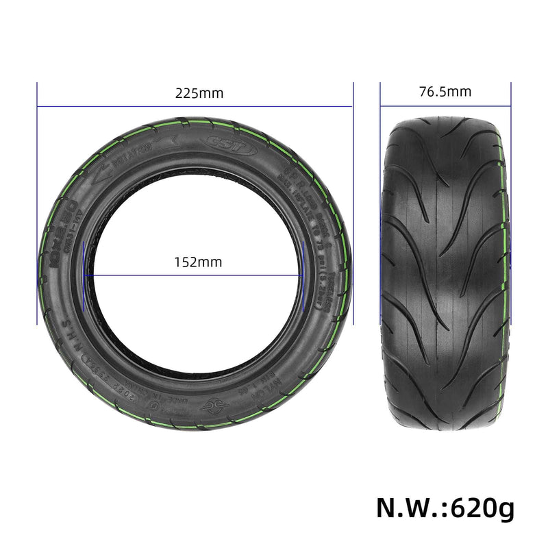 Laden Sie das Bild in Galerie -Viewer, 10x2.50 Tubeless Tire 10 Inch Vacuum Tyre for Electric Scooters | ULIP
