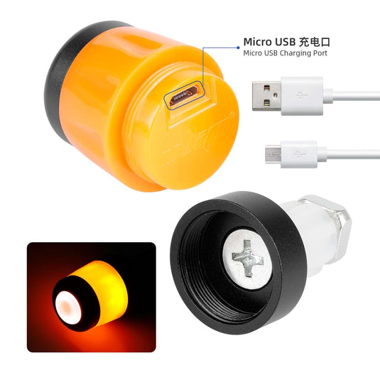 USB Rechargeable Handlebar Extender Silicone Grip Set with LED Turn Signals for Segway Ninebot Max G30 / G30D | ULIP