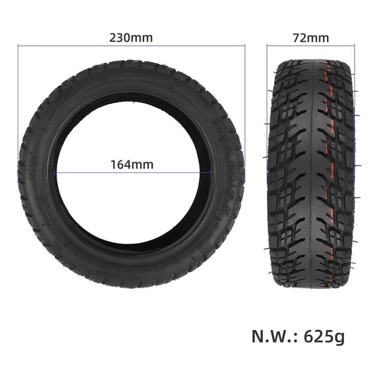 10x2.50-6.5 (10 Inch) All-Terrain Off-Road Tubeless Tire for Segway Ninebot Max G30 / G30 D / G2 | ULIP