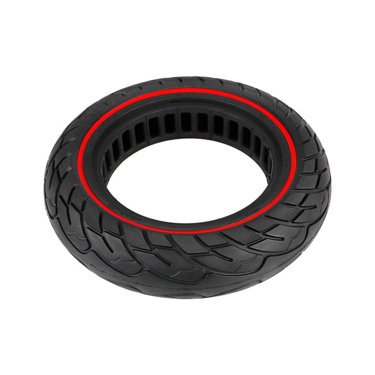 10x2.5 Hollow Damping Solid Tire 10 Inch with Red Circle for Segway Ninebot Max G30 / G30D | ULIP
