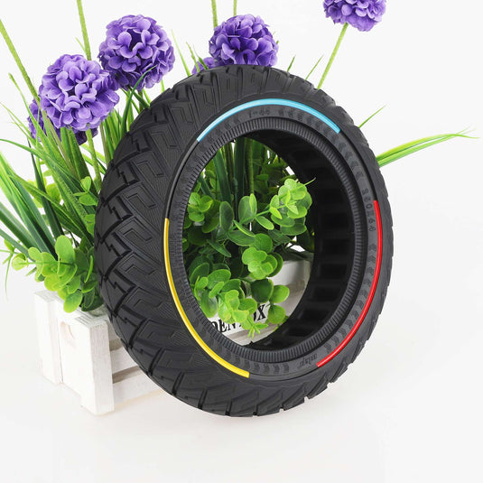 250x64 Off-Road Solid Tire 10 Inch with 3-Color Circle for Xiaomi 4 Ultra and Navee S65 | ULIP