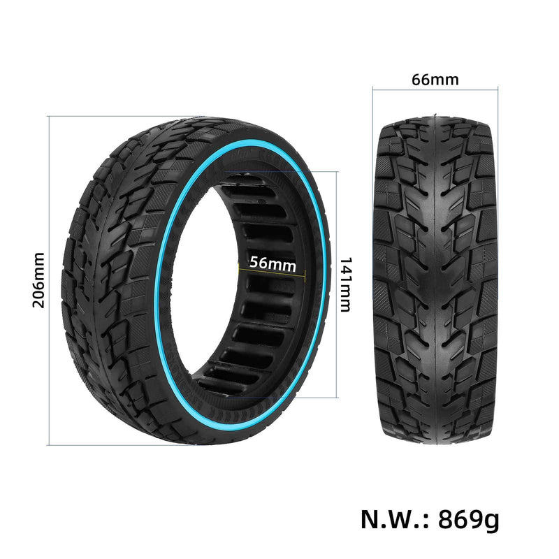 Cargue la imagen en el visor de la galería, 8.5x2.5 Off-Road Solid Tire 8.5 Inch with Blue Circle for Dualtron Mini and Speedway Leger | ULIP
