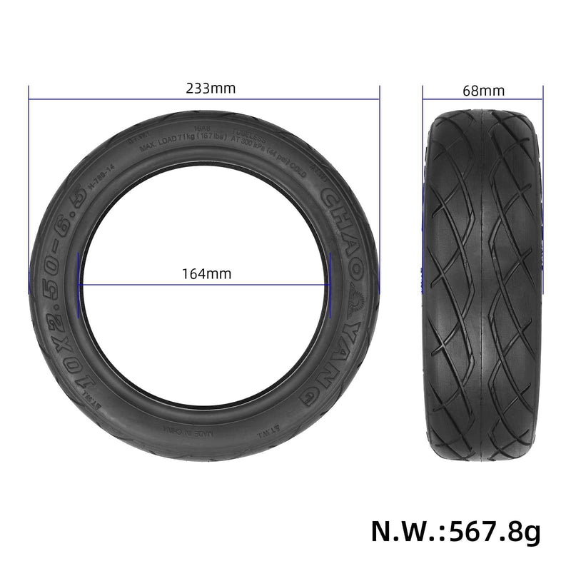 Cargue la imagen en el visor de la galería, 10x2.50-6.5 Tubeless Tire 10 Inch Vacuum Tyre for Inmotion L9 | ULIP
