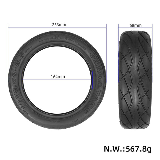 10x2.50-6.5 Tubeless Tire 10 Inch Vacuum Tyre for Inmotion L9 | ULIP