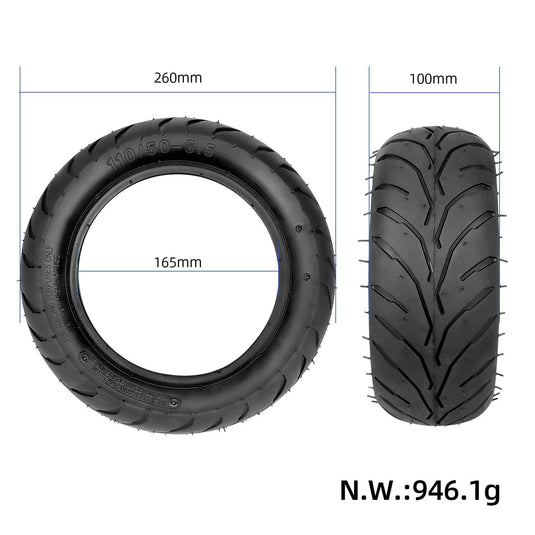 11 Inch 110/50-6.5 High-Performance Street Tire for 49cc Mini Rocket, Pocket Bike & Electric Scooter | ULIP