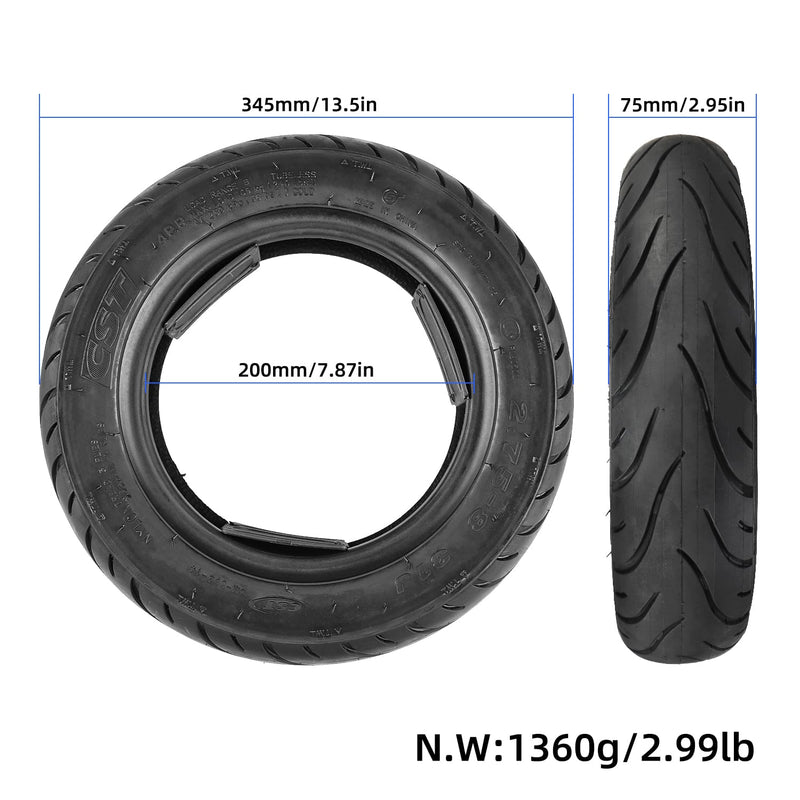 Chargez l'image dans la visionneuse de la galerie, 12 Inch 2.75-8 (31J) Tubeless Tire High-Performance Vacuum Tyre for Electric Bicycle &amp; Scooter | ULIP
