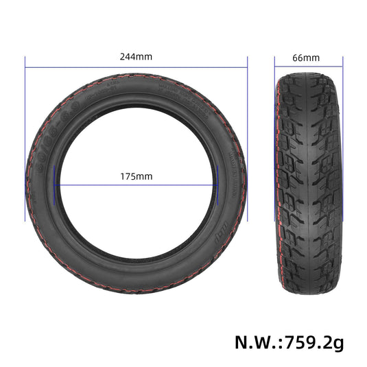 60/65-6.9 Self-Repairing Tubeless Tire 10 Inch with Gel Layer for Segway Ninebot Max G2 | ULIP