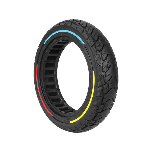 10x2.125 Solid Tire 10 Inch with 3-Color Circles for Xiaomi 4 / 4 Lite 2nd Gen & Ninebot F20 F25 F30 F40 | ULIP