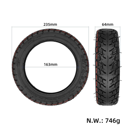 60/70-6.5 Self-Repairing Off-Road Tubeless Tire 10 Inch with Gel for Segway Ninebot Max G30 G30D G30P G30LP | ULIP