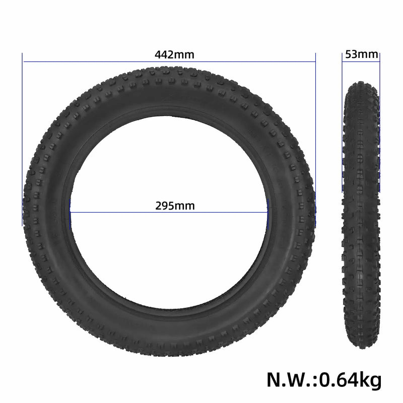 Cargue la imagen en el visor de la galería, 16x3 Off-Road Reinforced Outer Tire 16 Inch Fat Tyre for Electric Bicycle and Motorcycle | ULIP
