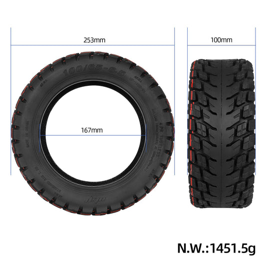 100/65-6.5 Self-Repairing Off-Road Tubeless Tire 11 Inch for Kukirin G4 Max, Zero 11X and Dualtron | ULIP