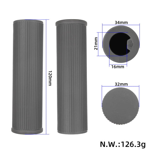 Ergonomic Anti-Slip Rubber Handlebar Grips for Xiaomi 4 Lite 2nd Gen | ULIP