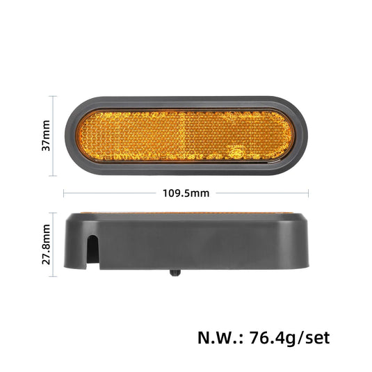 Rear Wheel Side Decorative Cover with Reflector for Xiaomi 5 Electric Scooter | ULIP