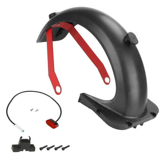 Rear Fender Mudguard Kit with Support Bracket & LED Tail Light for Segway Ninebot Max G30 / G30D | ULIP