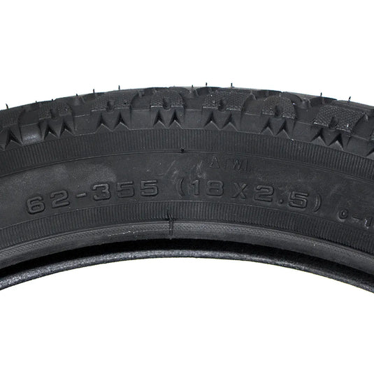 18 Inch 18x2.5 (64-355) Electric Bicycle Outer Tire Heavy Duty Tyre for E-bike & Electric Cycle | ULIP