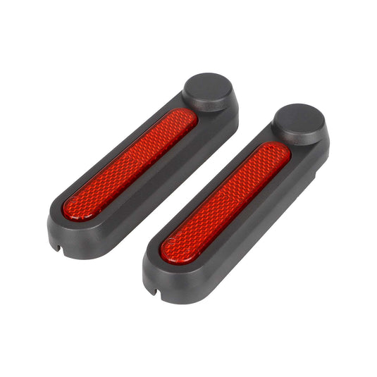 2 rear wheel decorative covers + 2 reflective strips suitable for Segway Ninebot F2 /F2 Plus/ F2 Pro scooter
