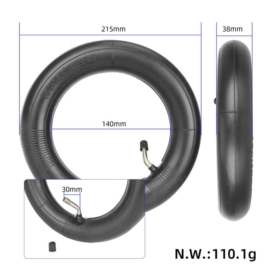 8.5x2 (8 1/2x2) Inner Tube with 45 Degree Angled Valve 8.5 Inch for Xiaomi M365 Pro Pro2 1S | ULIP