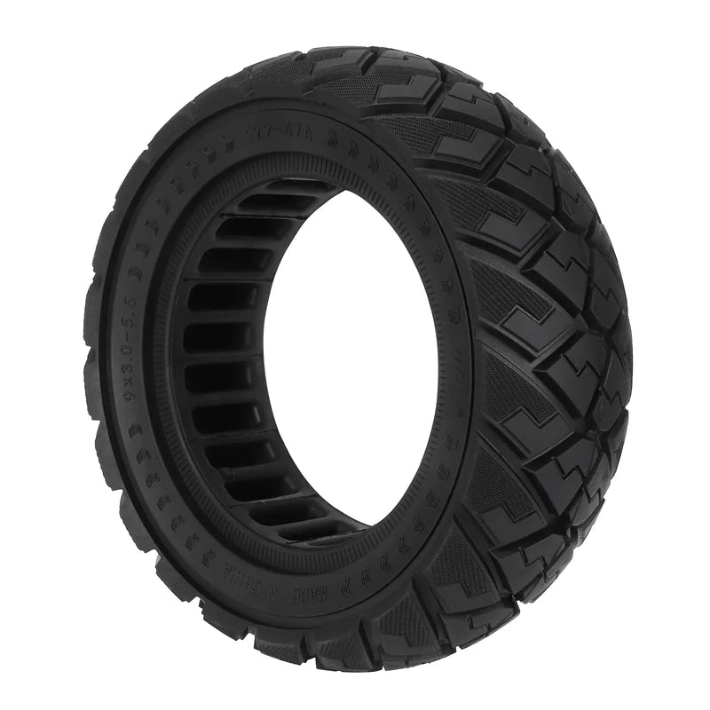 Cargue la imagen en el visor de la galería, 9 Inch 9x3.0-5.5 All-Terrain Honeycomb Solid Tire Puncture-Proof for New Kukirin G2 Pro | ULIP
