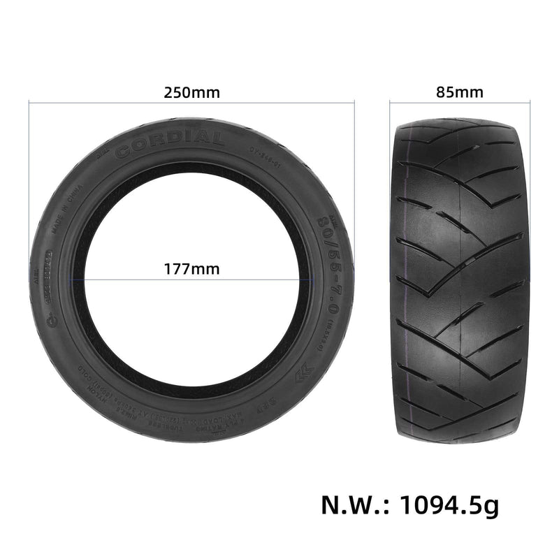 Load image into Gallery viewer, 80/55-7.0 Self-Repairing Tubeless Tire 10.5 Inch with Gel for Segway Ninebot P65D | ULIP
