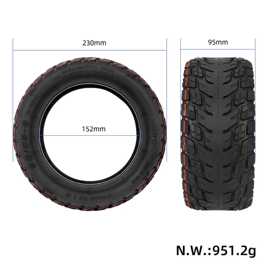 90/55-6 Off-Road Tubeless Tire 10 Inch Vacuum Tyre for Electric Scooters | ULIP