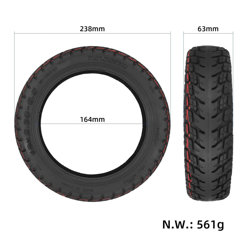 Chargez l'image dans la visionneuse de la galerie, 10x2.30-6.5 (250x64) Tubeless Tire 10 Inch Vacuum Tyre for NIU KQI 2 | ULIP
