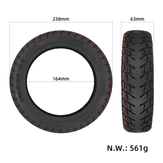 10x2.30-6.5 (250x64) Tubeless Tire 10 Inch Vacuum Tyre for NIU KQI 2 | ULIP