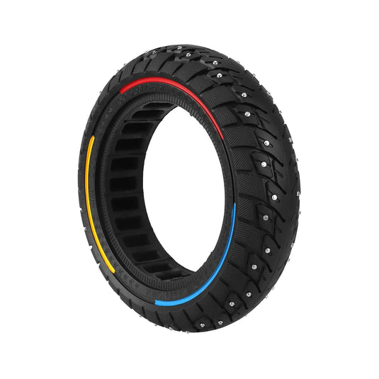 10x2.5 Studded Off-Road Solid Tire 10 Inch with 3-Color Circle for Ninebot Max G30 / G30D & F2 / F2 Pro / F2 Plus | ULIP