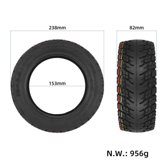 10 Inch 10x3.0 (80/65-6) Self-Repairing Off-Road Tubeless Tire with Jelly Gel for Electric Scooters | ULIP