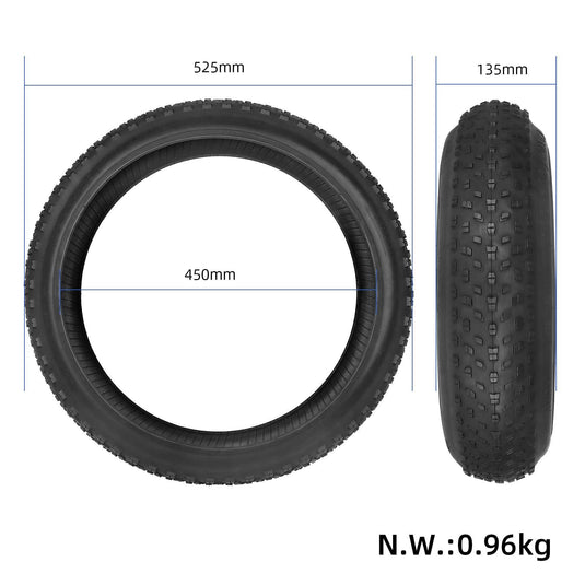 20x4.0 Fat Tire 20 Inch Off-Road Snow Tyre for Electric Bicycle and Fat Bike | ULIP