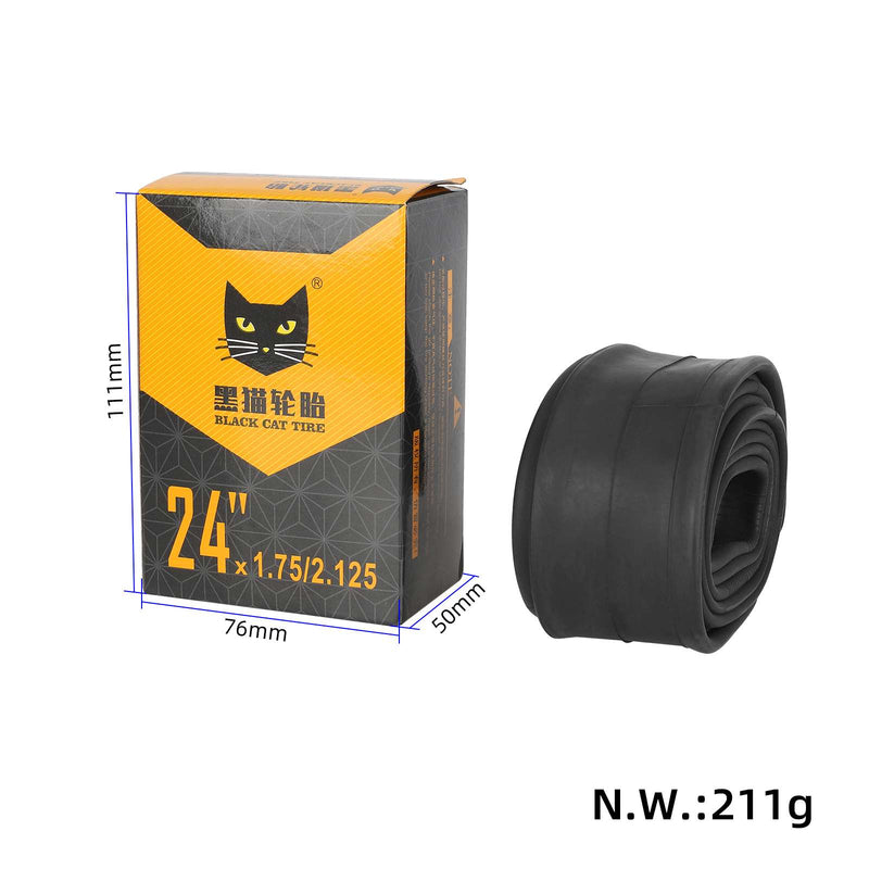 Laden Sie das Bild in Galerie -Viewer, 24x1.75/2.125 Inner Tube 24 Inch with Schrader Valve (AV) for Bicycles | ULIP
