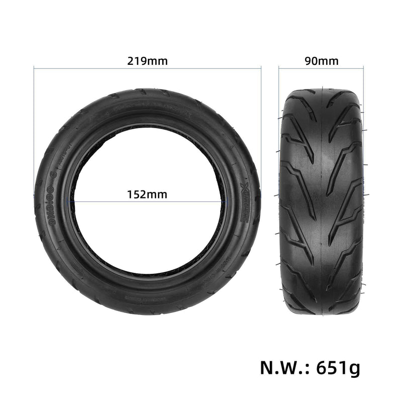 Cargue la imagen en el visor de la galería, 9x3.00-6 Tubeless Tire 9 Inch Vacuum Road Tyre for Electric Scooter Hub Motor | ULIP
