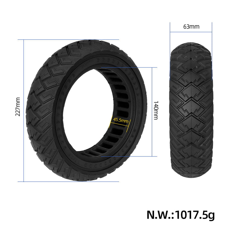 갤러리 뷰어에 이미지 로드, Ulip 1PCS 9.5*2.5 Off-road Solid Tire is suitable for NIU KQI3 Electric Scooter
