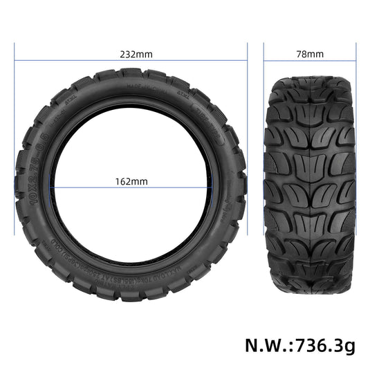 1PCS 10*2.75-6.5 Off Road Tire for Speedway 5 Dualtron 3 electric scooter 10 inch tire