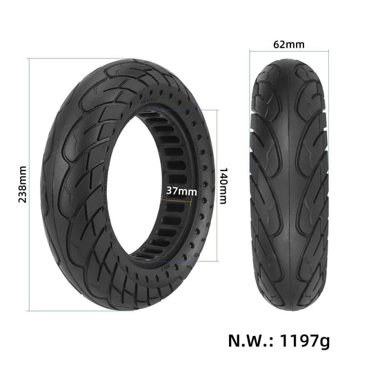 10x2.5 Honeycomb Solid Tire 10 Inch Shock-Absorbing Explosion-Proof Tyre | ULIP