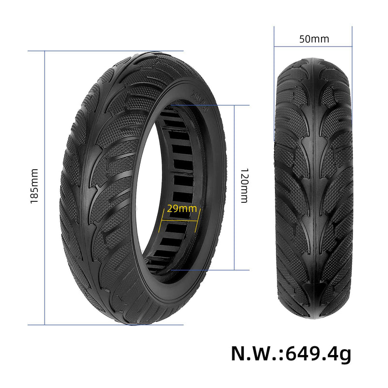 Cargue la imagen en el visor de la galería, 200x50 Solid Tire 8 Inch for Electric Scooter Rear Wheel Hub Motor | ULIP
