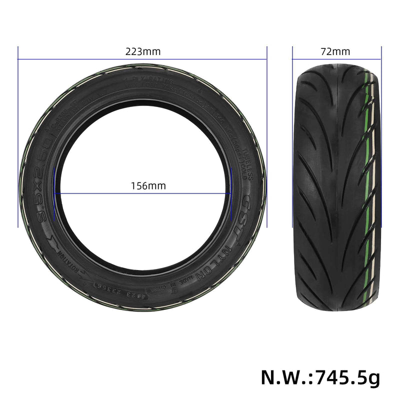Laden Sie das Bild in Galerie -Viewer, 9.5 Inch 9.5x2.5 Self-Healing Road Tubeless Tire with Jelly Gel Puncture-Proof for Electric Scooter | ULIP
