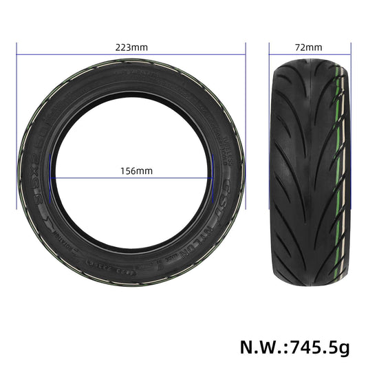 9.5 Inch 9.5x2.5 Self-Healing Road Tubeless Tire with Jelly Gel Puncture-Proof for Electric Scooter | ULIP