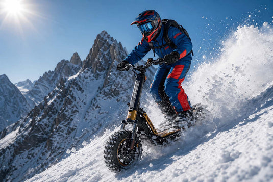A customized electric scooter featuring Ulip accessories, empowering riders with freedom and safety in city commuting