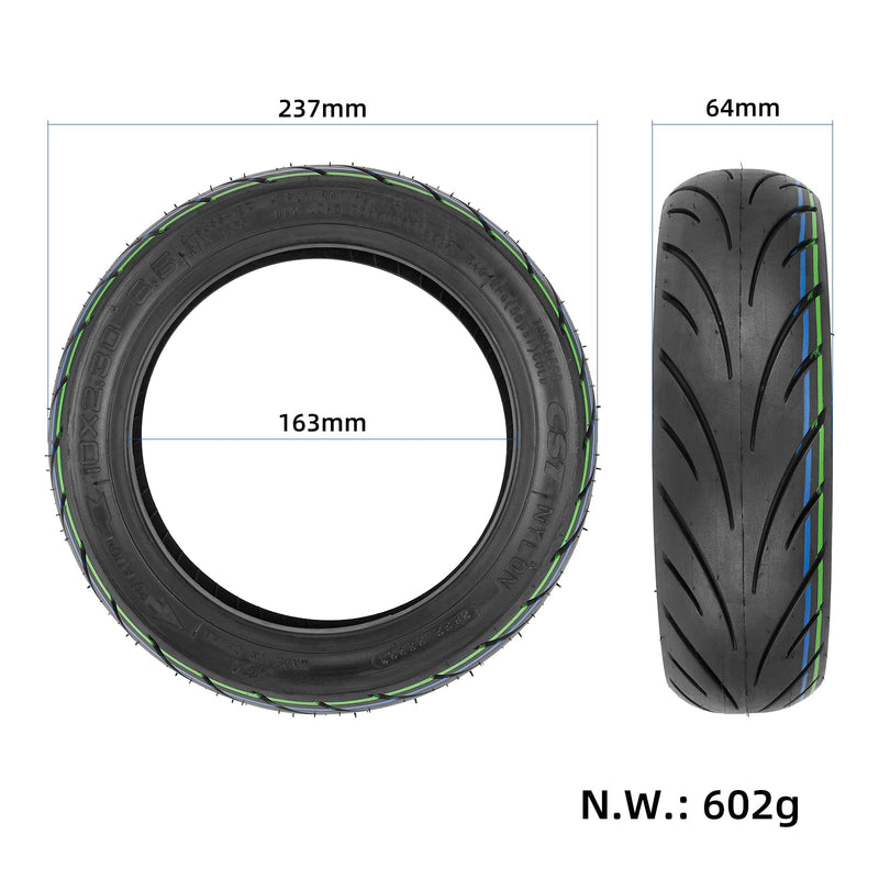 Laden Sie das Bild in Galerie -Viewer, 10x2.30-6.5 Tubeless Tire 10 Inch Vacuum Tyre for NIU KQ2 | ULIP
