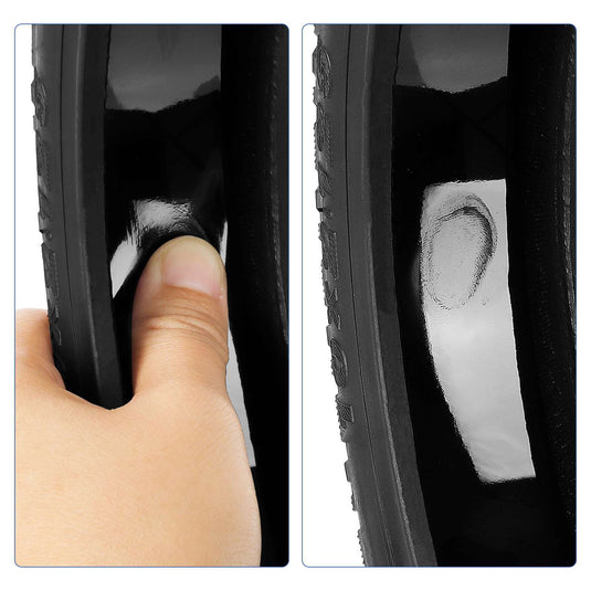 ulip (1 Stück) 10 x 2,125 schlauchloser Reifen mit Ventil und integriertem Live-Kleber, reparierbar für Segway F20 F25 F30 F40 Roller, 10 Zoll Roller, selbstreparierender Offroad-Reifen