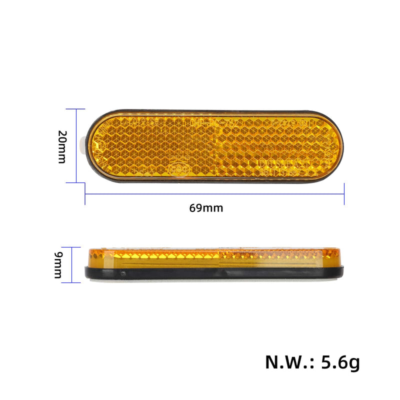 갤러리 뷰어에 이미지 로드, Night Warning Reflective Reflector Patches for Kukirin G3, M4 Max &amp; Kamikaza K1 | ULIP
