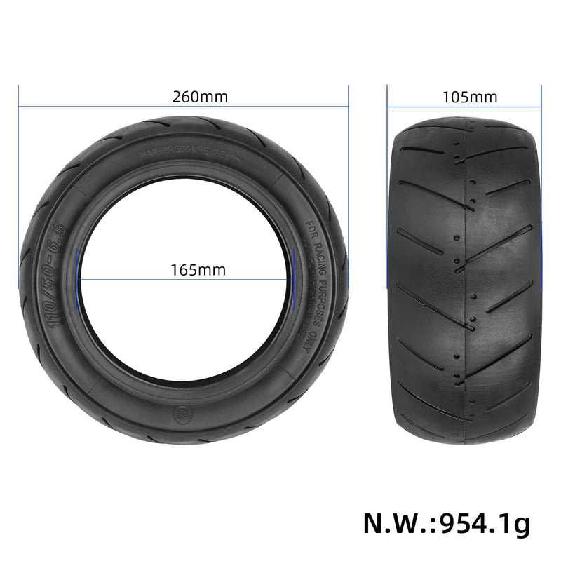 갤러리 뷰어에 이미지 로드, 11 Inch 110/50-6.5 High-Performance Street Road Outer Tire for 49cc Mini Motorcycle &amp; Sports Car | ULIP

